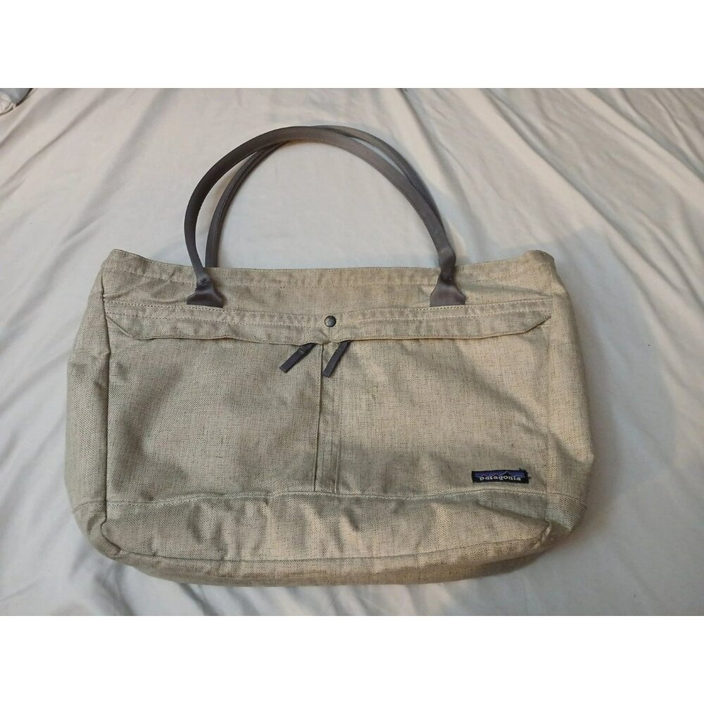Patagonia Tote Laptop Shoulder Bag Grey p1